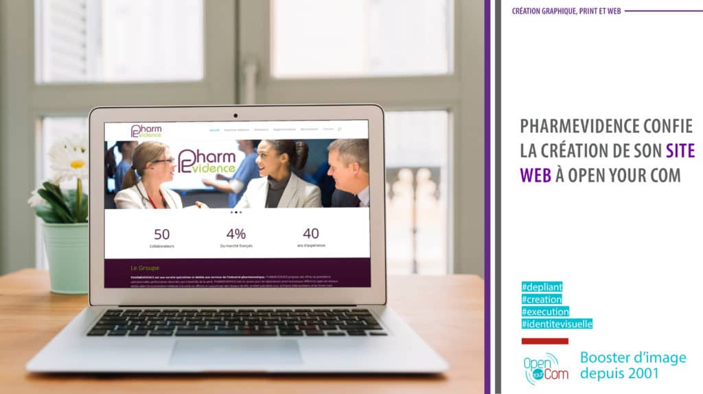 Open Your Com Agence web Publicite Création et gestion du nouveau site Web de la société Pharmevidence